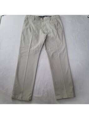 Chaps Men's Straight Fit Beige Pants Size 36x32 NWT